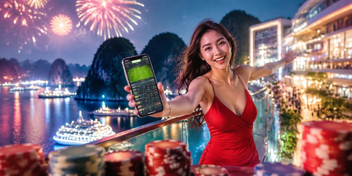 Người dùng Việt Nam trải nghiệm casino trực tuyến trên điện thoại tại Vịnh Hạ Long